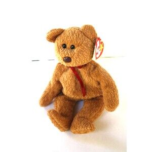 Ty Beanie Baby 4052 Curly Bear W Errors Original New Tags NWT